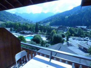 Charmant 2 pièces + mezzanine, 42m², 4 pers, balcon sud, proche commerces et ski bus au Grand-Bornand - FR-1-458-155